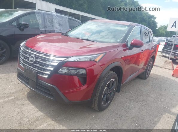 JN8BT3BB8SW417161 2025 NISSAN ROGUE Red Առջևի ձախ երեք քառորդ տեսարան
