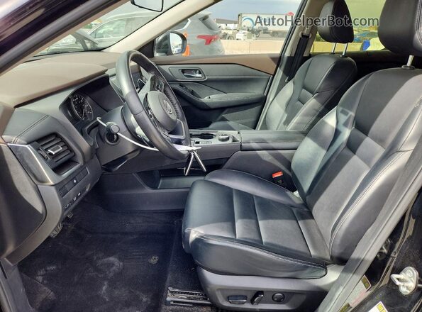 JN8BT3BB9PW209975 2023 NISSAN ROGUE Black Front interior view