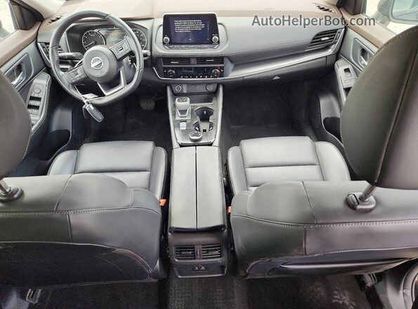 JN8BT3BB9PW209975 2023 NISSAN ROGUE Black Dashboard view