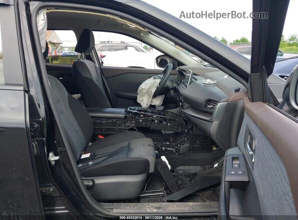 JN8BT3BBXPW483041 2023 NISSAN ROGUE Black Widok wnętrza z przodu
