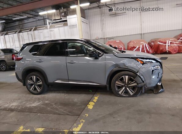 JN8BT3CB3NW332943 2022 NISSAN ROGUE Серый Панорамный вид салона 360°