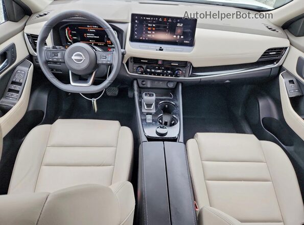 JN8BT3CB5RW181920 2024 NISSAN ROGUE White Вид панелі приладів