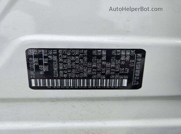 JN8BT3CB6SW432272 2025 NISSAN ROGUE Белый Вид наклейки с VIN-кодом