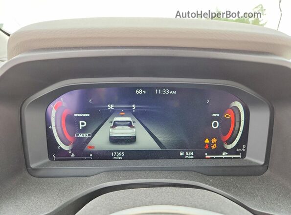 JN8BT3CB6SW432272 2025 NISSAN ROGUE Белый Вид щитка приборов