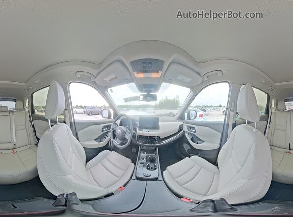 JN8BT3CB6SW432272 2025 NISSAN ROGUE Белый Панорамный вид салона 360°
