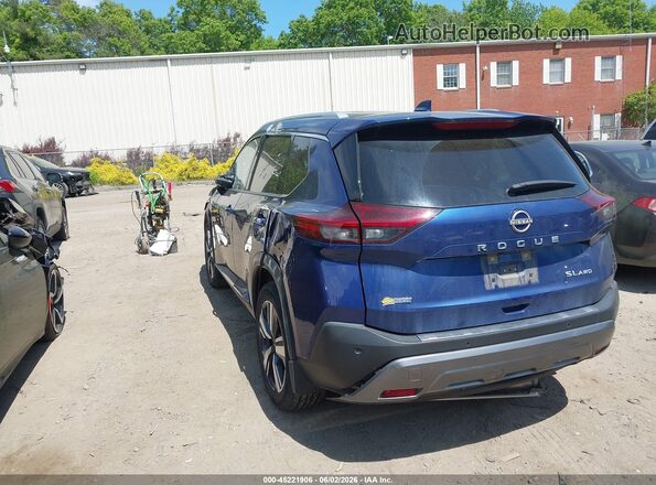 JN8BT3CB8PW471386 2023 NISSAN ROGUE Blue Trasero izquierdo