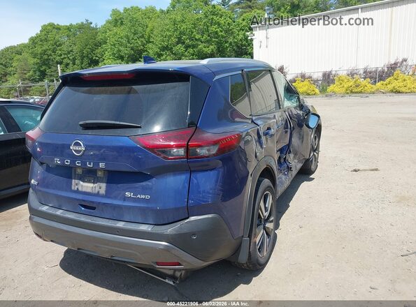 JN8BT3CB8PW471386 2023 NISSAN ROGUE Blue Trasero derecho