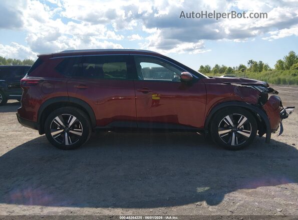 JN8BT3CB8RW174122 2024 NISSAN ROGUE Red Vista interior trasera