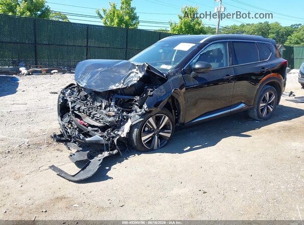 JN8BT3CBXPW473415 2023 NISSAN ROGUE Черный Передняя левая четверть