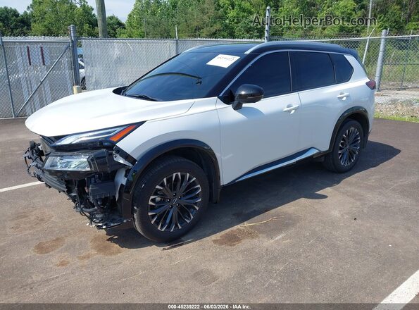 JN8BT3DC3RW071570 2024 NISSAN ROGUE White წინა მარცხენა ხედი სამი მეოთხედიდან