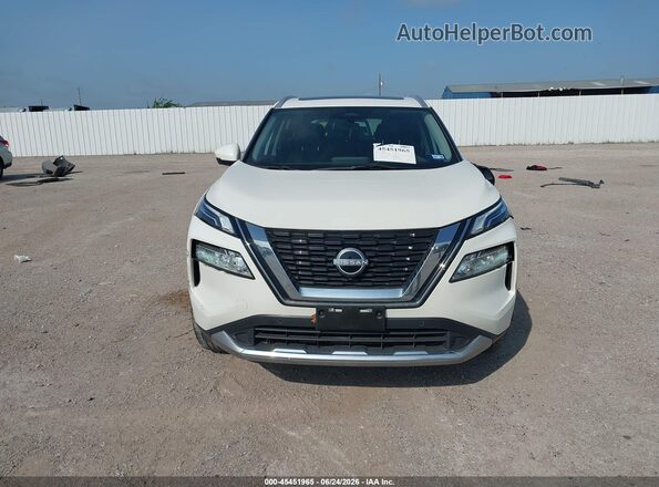 JN8BT3DCXPW105999 2023 NISSAN ROGUE White Вид щитка приладів