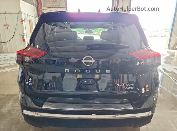 JN8BT3DD2SW471814 2025 NISSAN ROGUE Black Widok z tyłu