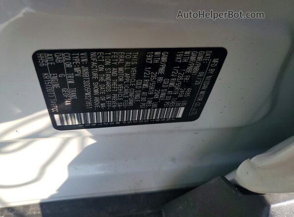 JN8BT3DD5PW321851 2023 NISSAN ROGUE White ძრავის განყოფილების ხედი