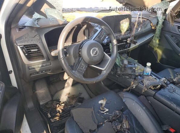 JN8BT3DD5PW321851 2023 NISSAN ROGUE White წინა პანელის ხედი