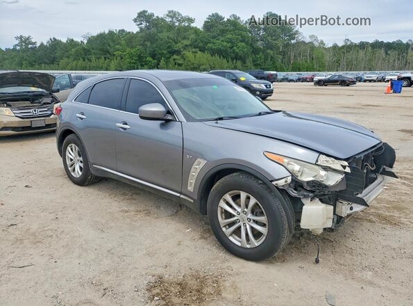 JN8CS1MU0HM142786 2017 INFINITI QX70 Gray წინა მარჯვენა