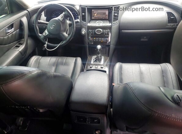 JN8CS1MU0HM142786 2017 INFINITI QX70 Gray წინა პანელის ხედი