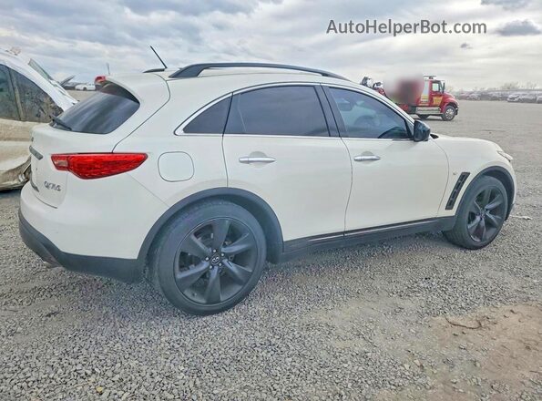 JN8CS1MU1HM144305 2017 INFINITI QX70 Кремовый Задняя правая четверть