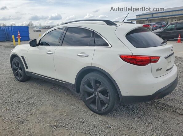 JN8CS1MU1HM144305 2017 INFINITI QX70 Кремовый Задняя левая четверть