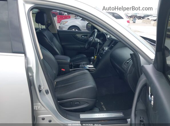 JN8CS1MU5GM670273 2016 INFINITI QX70 Silver Սալոնի դիմացի տեսք