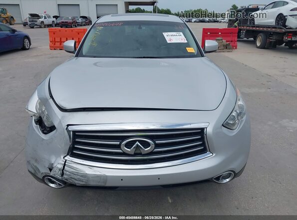 JN8CS1MU5GM670273 2016 INFINITI QX70 Silver Սարքավորումների վահանակի տեսք