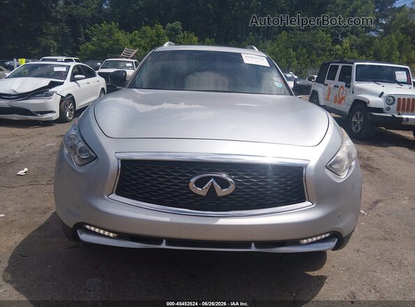 JN8CS1MU6HM143327 2017 INFINITI QX70 Серебряный Вид спереди
