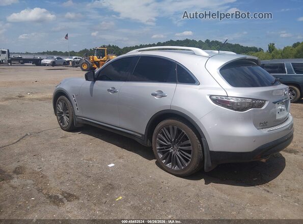 JN8CS1MU6HM143327 2017 INFINITI QX70 Серебряный Задняя левая четверть