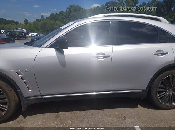 JN8CS1MU6HM143327 2017 INFINITI QX70 Серебряный Панорамный вид салона 360°