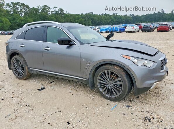 JN8CS1MU7HM144325 2017 INFINITI QX70 Gray Przód prawy