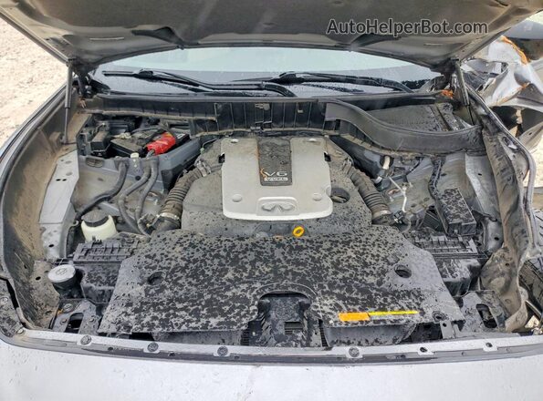 JN8CS1MU7HM144325 2017 INFINITI QX70 Gray Widok komory silnika