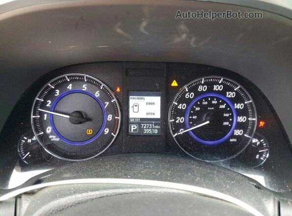 JN8CS1MU7HM144325 2017 INFINITI QX70 Gray Widok zestawu wskaźników