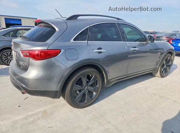JN8CS1MU8HM143779 2017 INFINITI QX70 Gray Delantero derecho