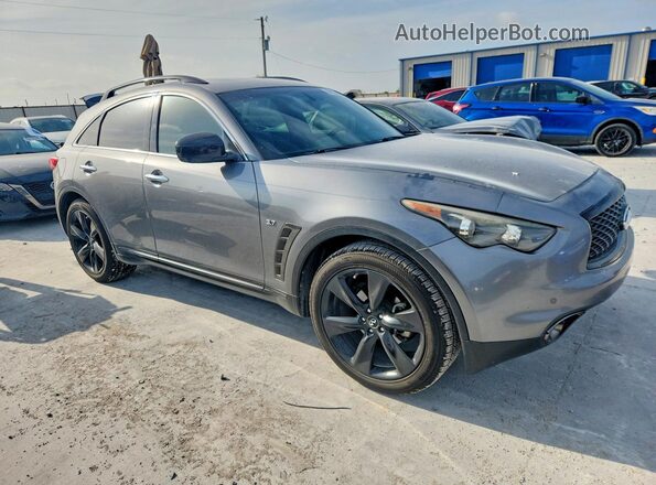JN8CS1MU8HM143779 2017 INFINITI QX70 Gray Vista frontal