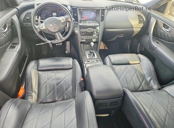 JN8CS1MU8HM143779 2017 INFINITI QX70 Gray Vista del cuadro de instrumentos