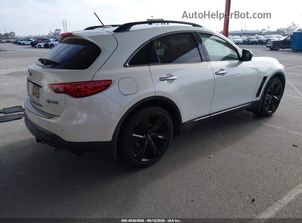 JN8CS1MUXHM140219 2017 INFINITI QX70 White Tył prawy