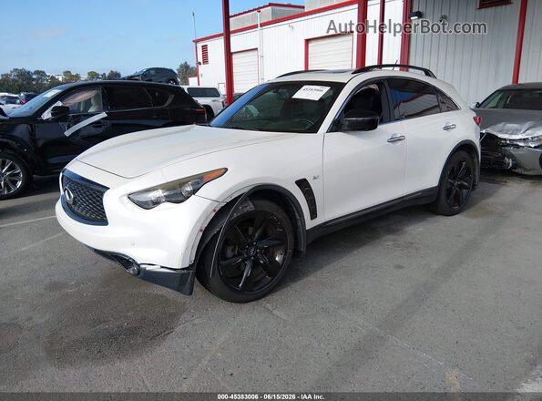 JN8CS1MUXHM140219 2017 INFINITI QX70 White Przód lewy