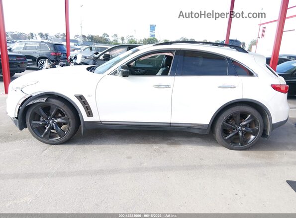 JN8CS1MUXHM140219 2017 INFINITI QX70 White Widok wnętrza 360 stopni