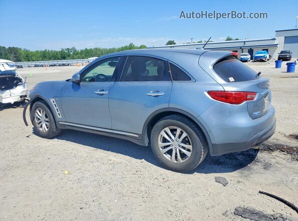 JN8CS1MW1HM415073 2017 INFINITI QX70 Blue Trasero izquierdo