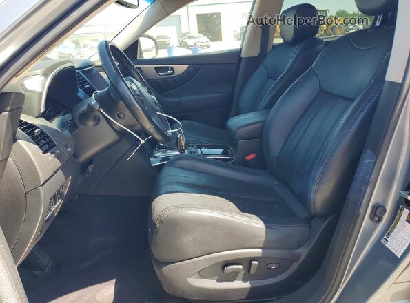 JN8CS1MW1HM415073 2017 INFINITI QX70 Blue Vista interior delantera