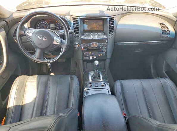 JN8CS1MW1HM415073 2017 INFINITI QX70 Blue Vista del salpicadero