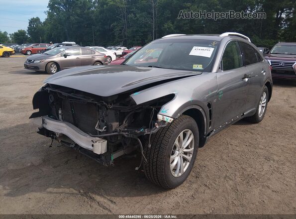 JN8CS1MW2GM750292 2016 INFINITI QX70 Gray Vista frontal