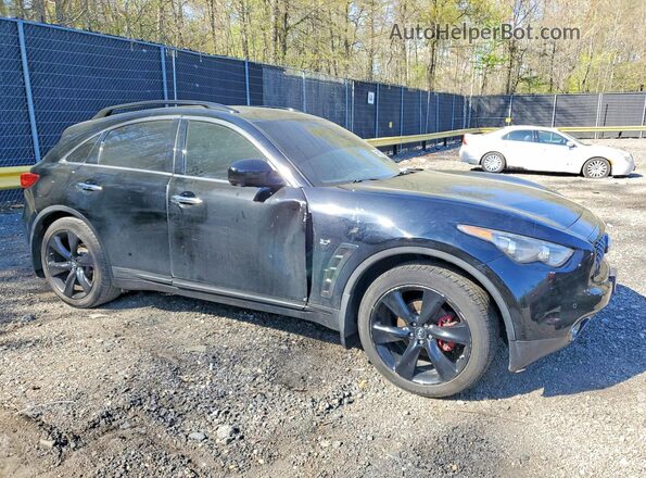 JN8CS1MW3HM413535 2017 INFINITI QX70 Black Առջևի աջ