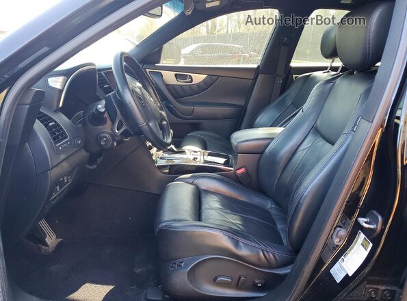 JN8CS1MW3HM413535 2017 INFINITI QX70 Black Սալոնի դիմացի տեսք