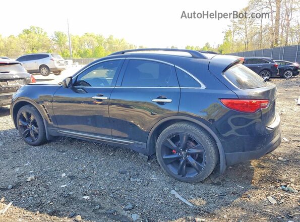 JN8CS1MW3HM413535 2017 INFINITI QX70 Black Հետևի ձախ