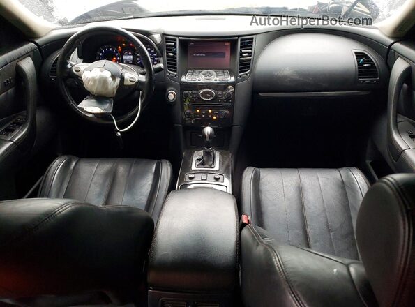 JN8CS1MW5HM413813 2017 INFINITI QX70 Gray Widok deski rozdzielczej