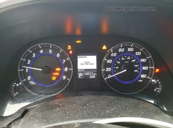 JN8CS1MW5HM413813 2017 INFINITI QX70 Gray Widok zestawu wskaźników