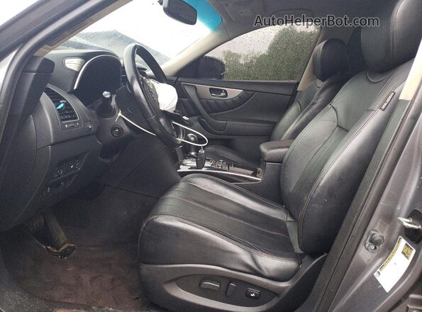 JN8CS1MW5HM413813 2017 INFINITI QX70 Gray Widok wnętrza z przodu