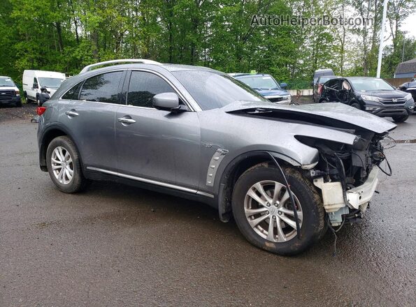 JN8CS1MW5HM413813 2017 INFINITI QX70 Gray Przód prawy