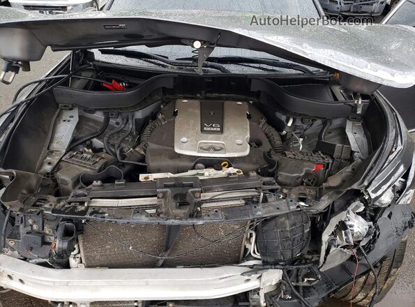 JN8CS1MW5HM413813 2017 INFINITI QX70 Gray Widok wnętrza z tyłu
