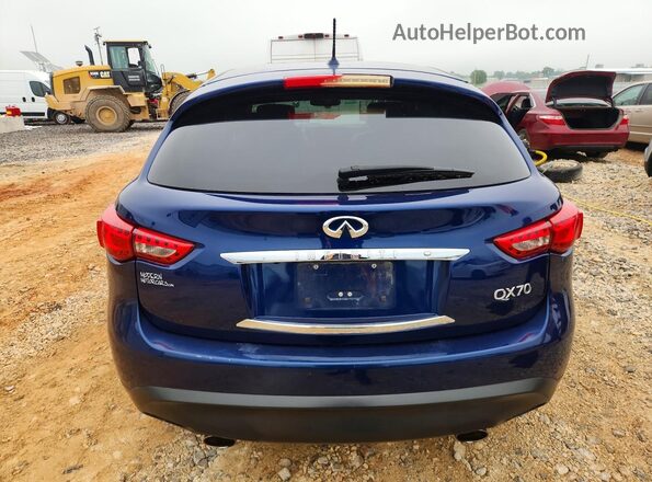 JN8CS1MW5HM415271 2017 INFINITI QX70 Синий Вид сзади