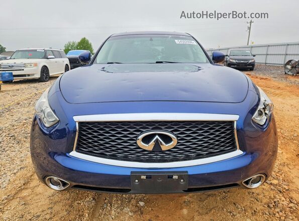 JN8CS1MW5HM415271 2017 INFINITI QX70 Синий Вид спереди